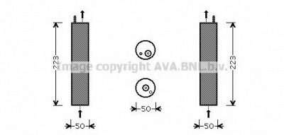 AVA QUALITY COOLING dwd057 -  Осушитель, кондиционер